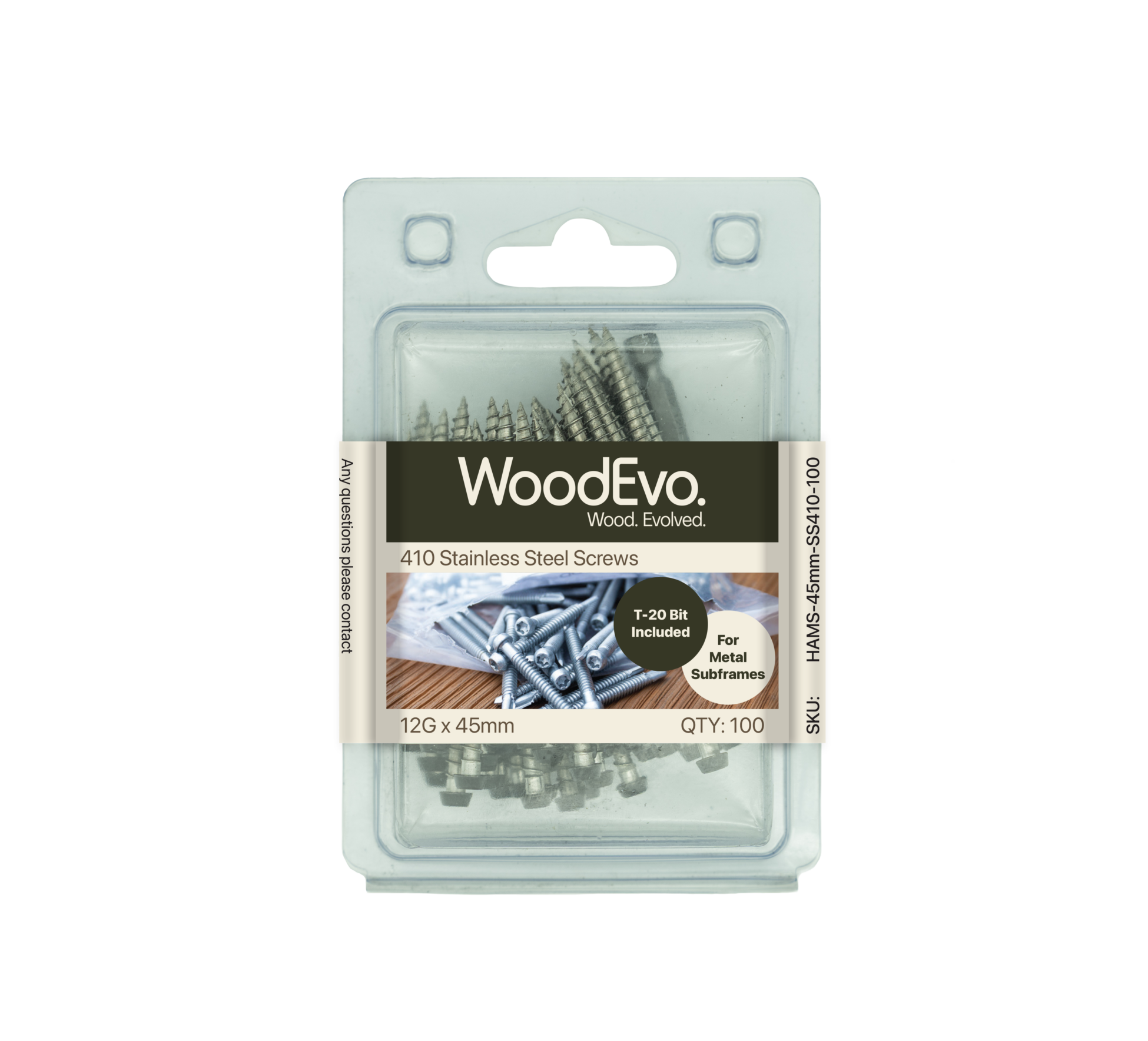 WoodEvo Metal Decking Screws