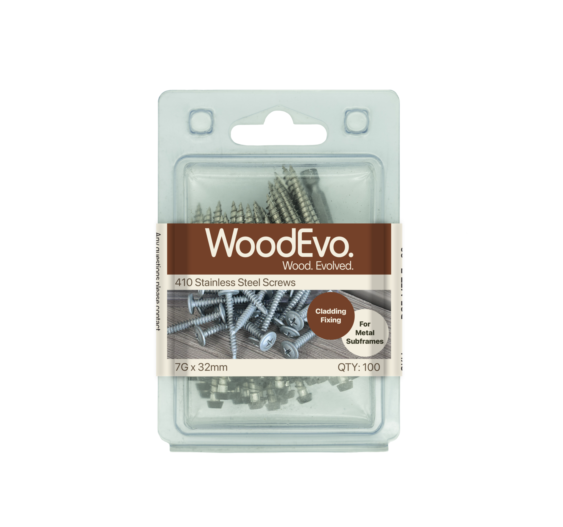 WoodEvo Timber Cladding Screws