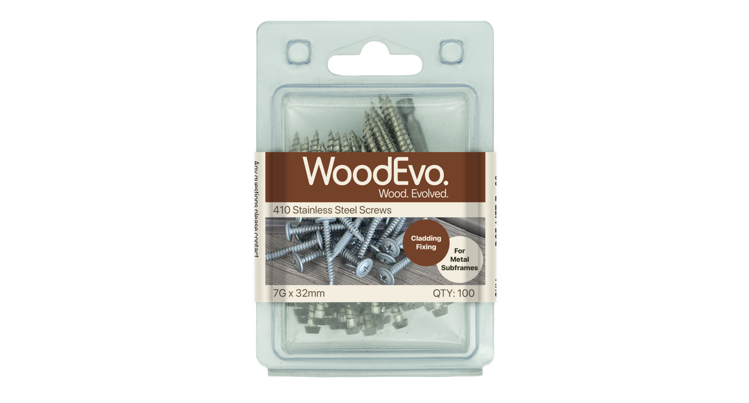 WoodEvo Metal Cladding Screws