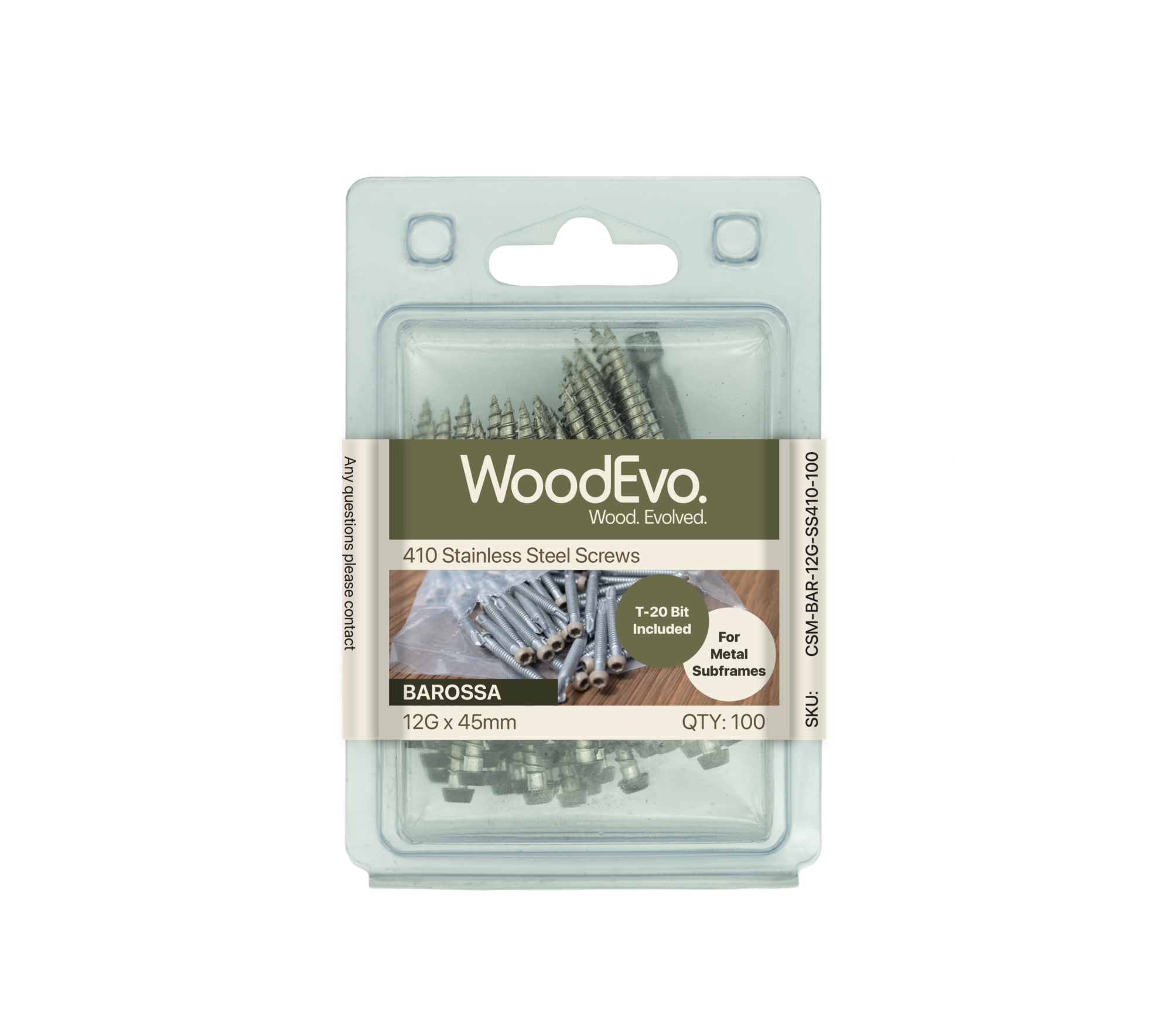 WoodEvo Metal Decking Screws