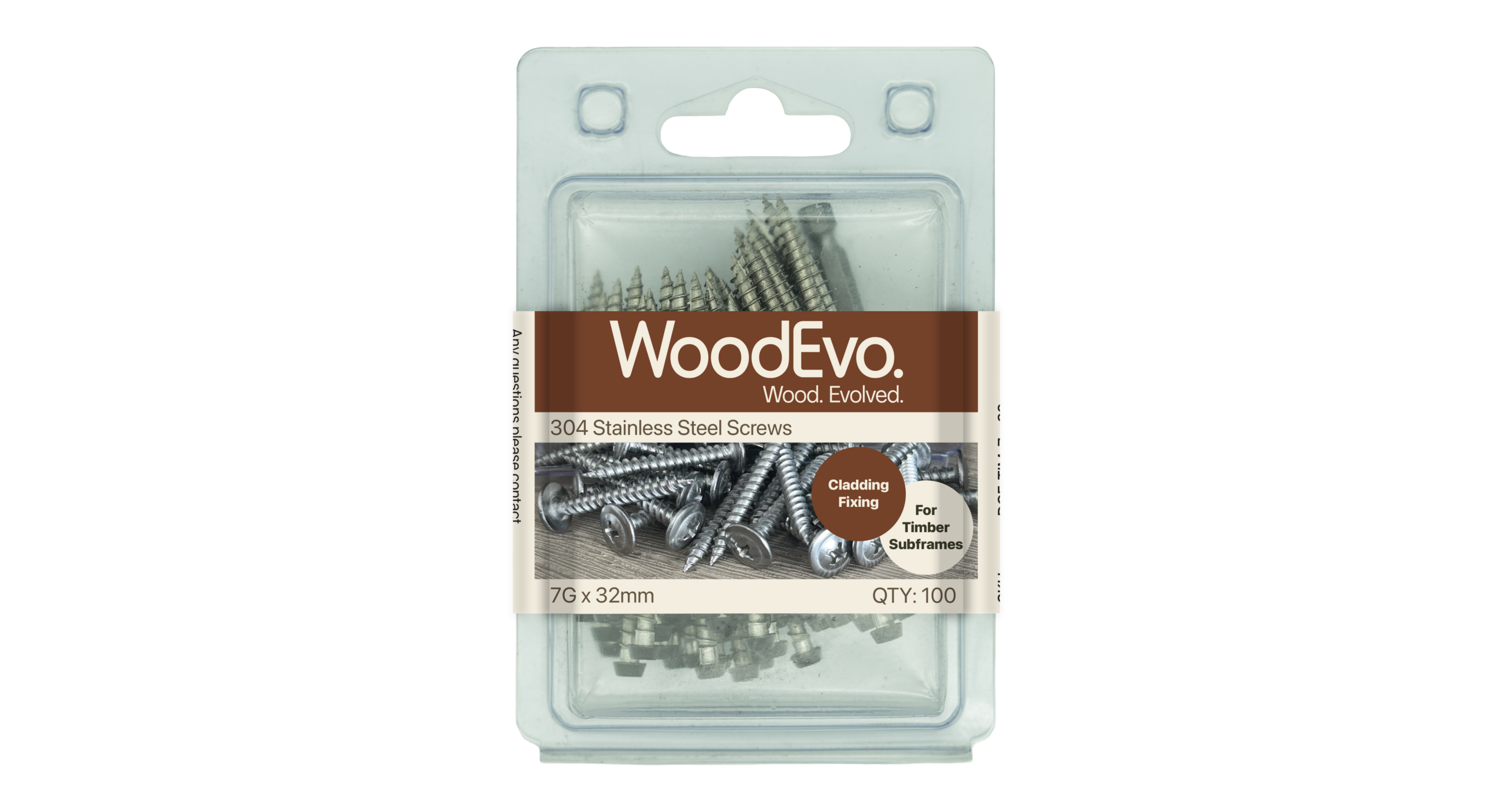 WoodEvo Timber Cladding Screws
